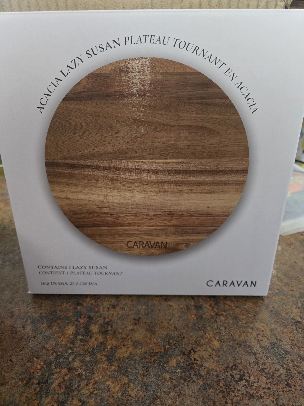 Caravan Acacia Lazy Susan - Natural Wood